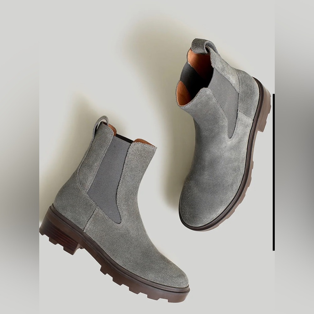 MADEWELL wyckoff chelsea suede lugsole boot